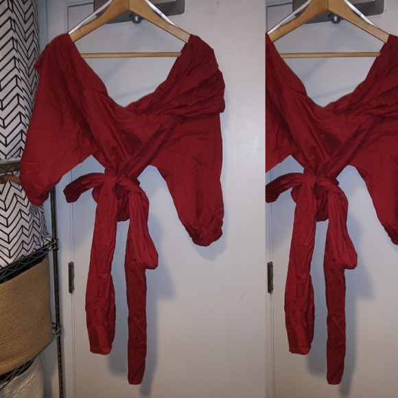 💋HOST PICK💋ELOQUII plus size wrap top - Picture 2 of 6